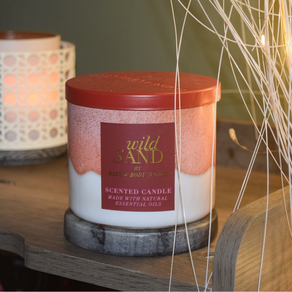 ❤️⏳ Wild Sand 3-Wick Candle Bath & Body Works
